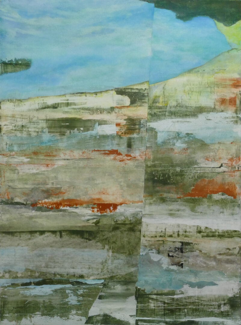 #19067 97x130 Technique mixte sur toile