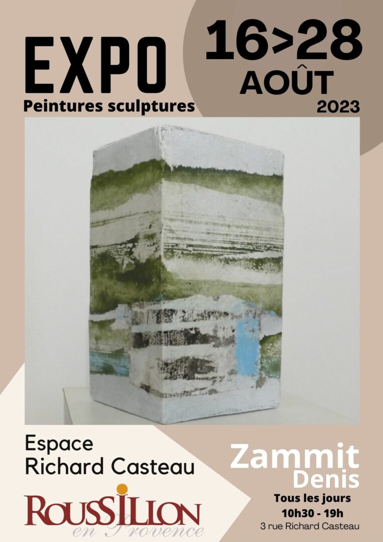 Exposition personnelle - Roussillon - Peintures - Sculptures